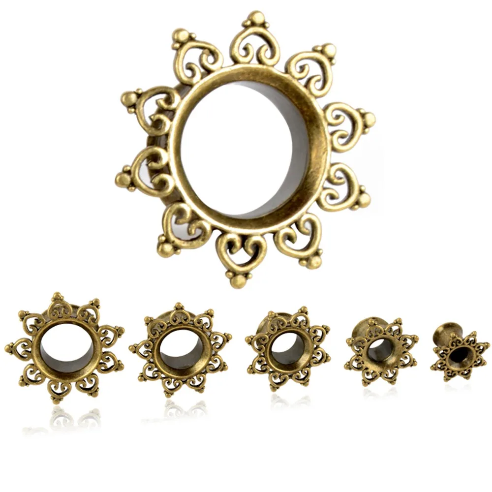 Simple Ear Tunnels Plugs Earrings Studs for Women Man Helix Plug Body