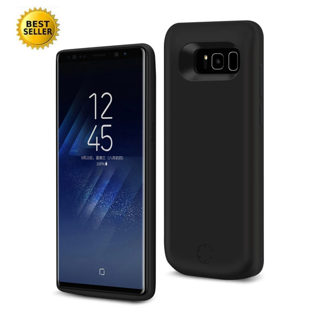 Для samsung Galaxy S8 Батарея Зарядное устройство чехол 5000 Mah резервного копирования для