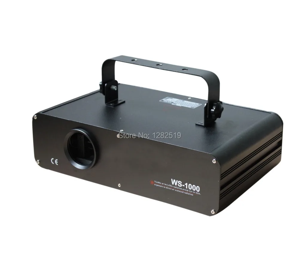 1000 mw 1 W RGB ILDA laser dj podium laserlicht + ishow3.0 USB interface software