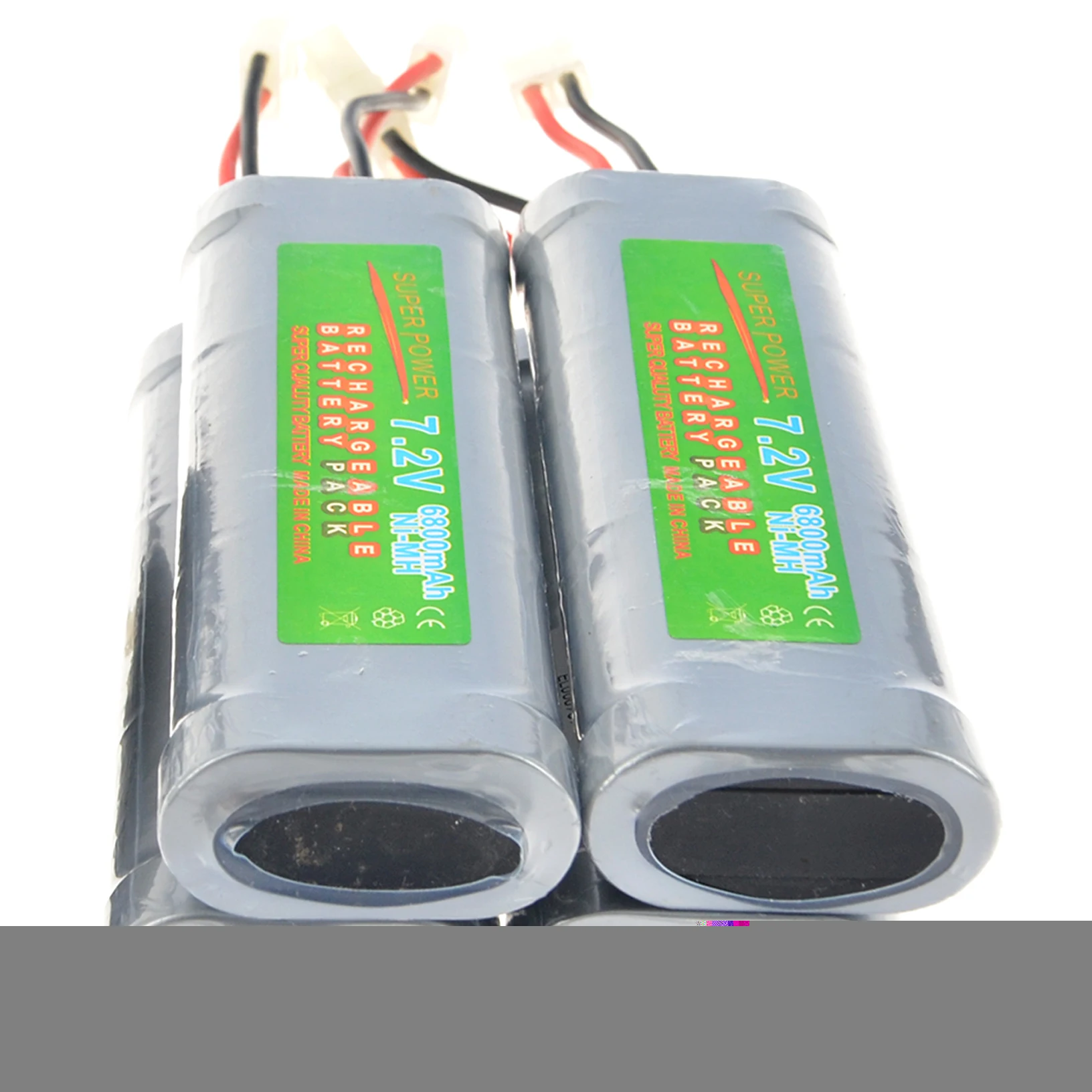 4pcs 7.2V 6800mAh rechargeable Battery pack for RC toys Tamiya Plug USA