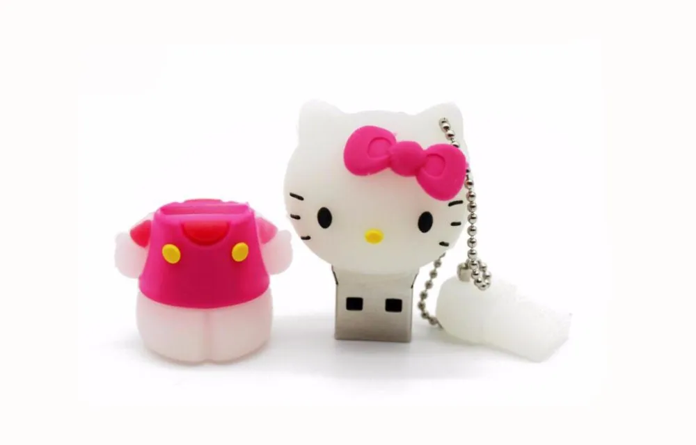 JASTER hello kitty Usb флеш-накопитель 64 ГБ флеш-накопитель 32 Гб Флешка 4 ГБ 8 ГБ 16 ГБ 32 ГБ 64 ГБ U Диск флеш-карта kitty карта памяти подарок