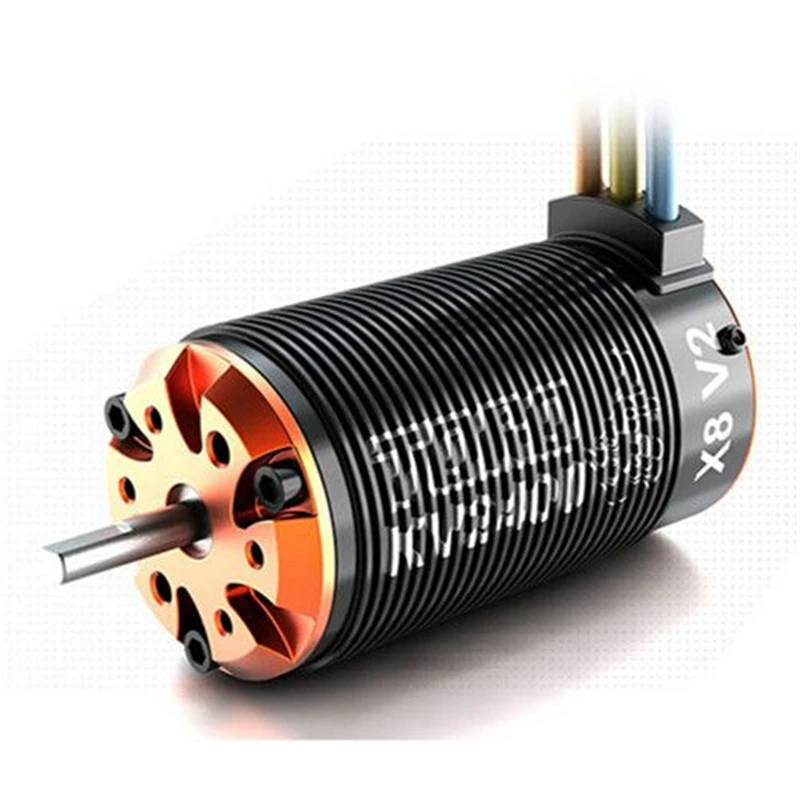 

New Toro X8 V2 Brushless 6-Pole Sensorless Motor 1/8 RC Car Buggy 2100KV 7T For RC Car model