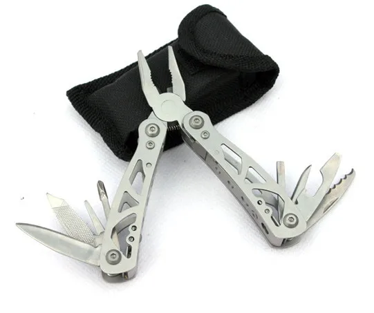 

Multitool 9-in-1 Pocket Multi Plier Knife Kit Stainless Steel Multi-purpose Tool for Hunting Hiking Camping Outdoor Survival