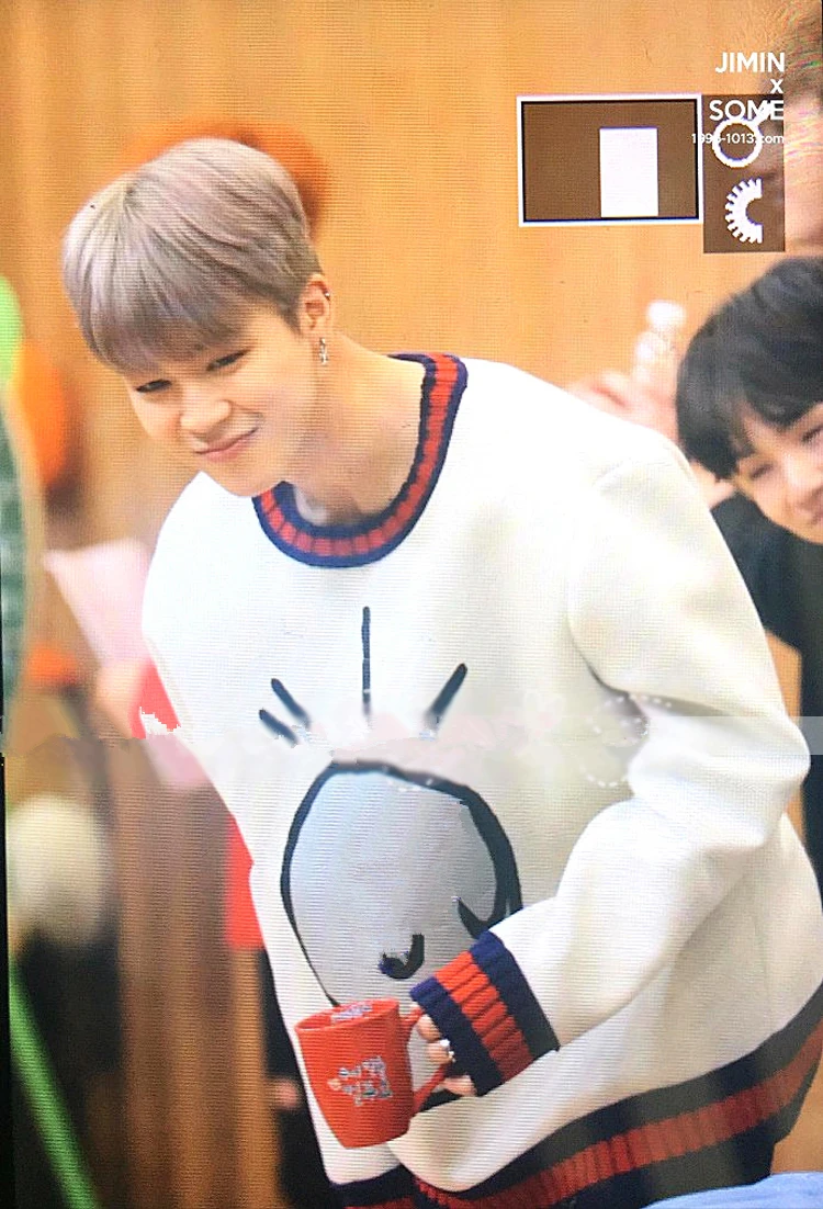 Женские хлопковые толстовки kpop exo JIMIN белые пуленепробиваемые свободные свитера