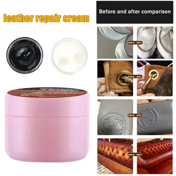 

Auto Leather Refurbishing Cleaner Car Sofa Leather Scratch Repair Shoe Refurbishing Agent Descaling Cleaning Cream Repair Tool