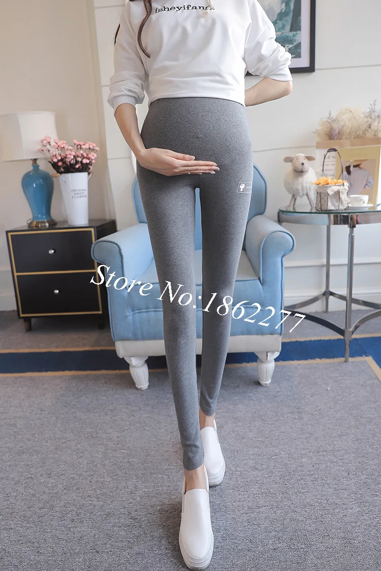 Хлопковая одежда для беременных Женские легинсы для беременных Femme Enceinte брюки для живота Ropa Maternidad 25% Off