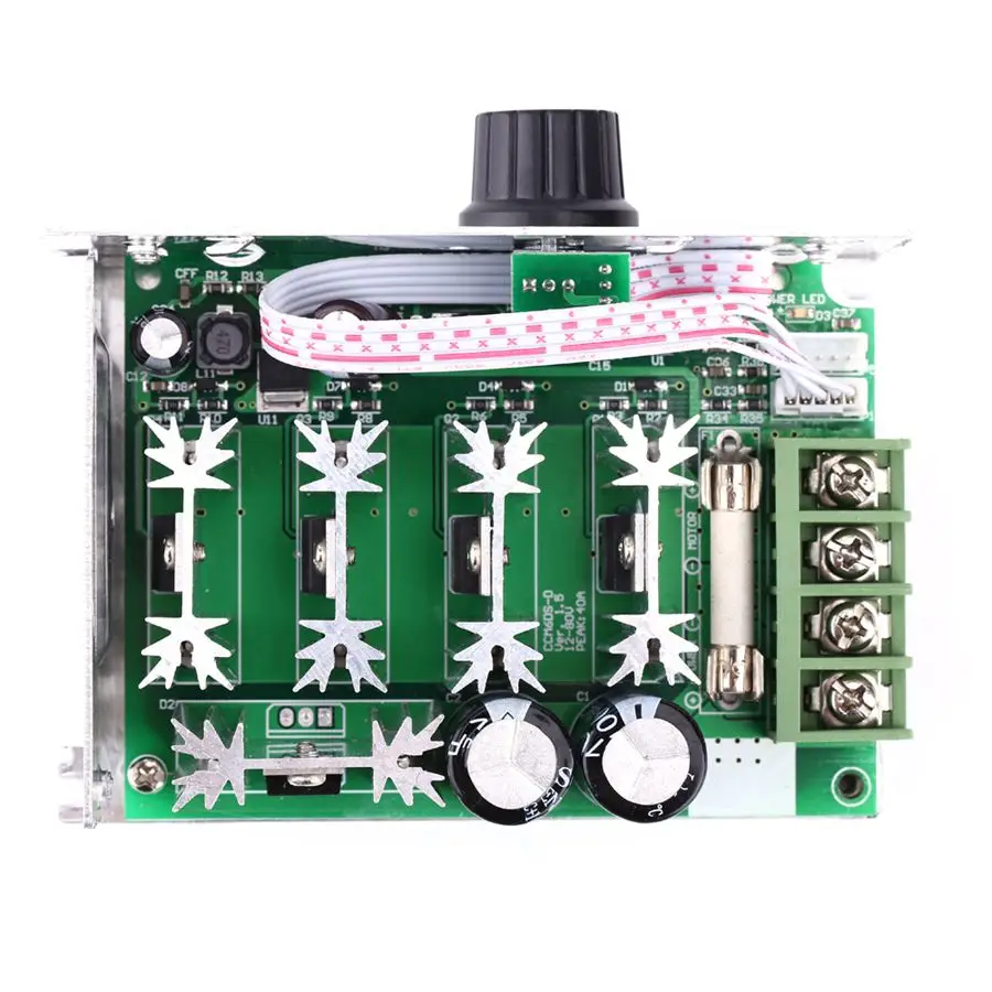 Контроллер двигателя постоянного тока 12 80 в с чехлом|pwm dc motor controller|dc controllermotor