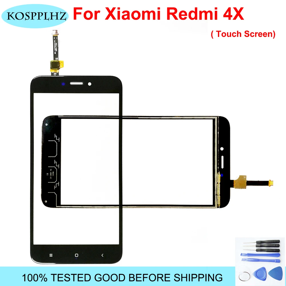Переднее внешнее стекло 5 0 дюйма для Xiaomi Redmi 4X сенсорный экран сменная панель