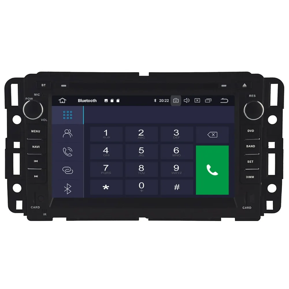 Aotsr Android 9 0 GPS навигация автомобильный dvd плеер для GMC Yukon Tahoe 2007 2012 мультимедиа радио