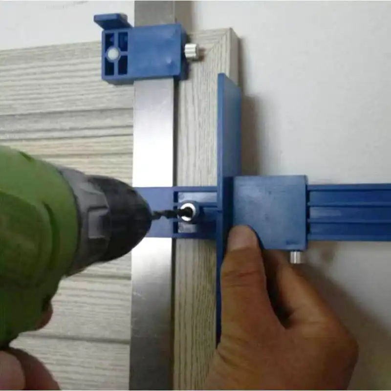 Allبعض دليل حفر كم خزانة الأجهزة تهزهز درج سحب تهزهز الخشب الحفر دولينغ ثقب المنشار ماستر نظام Ht1436 Leather Bag