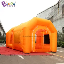 Заводская розетка 6x3x2,5 м надувной апельсин тент для покраски воздушный удар автомобиля пыли бесплатно палатка индивидуальные для печати