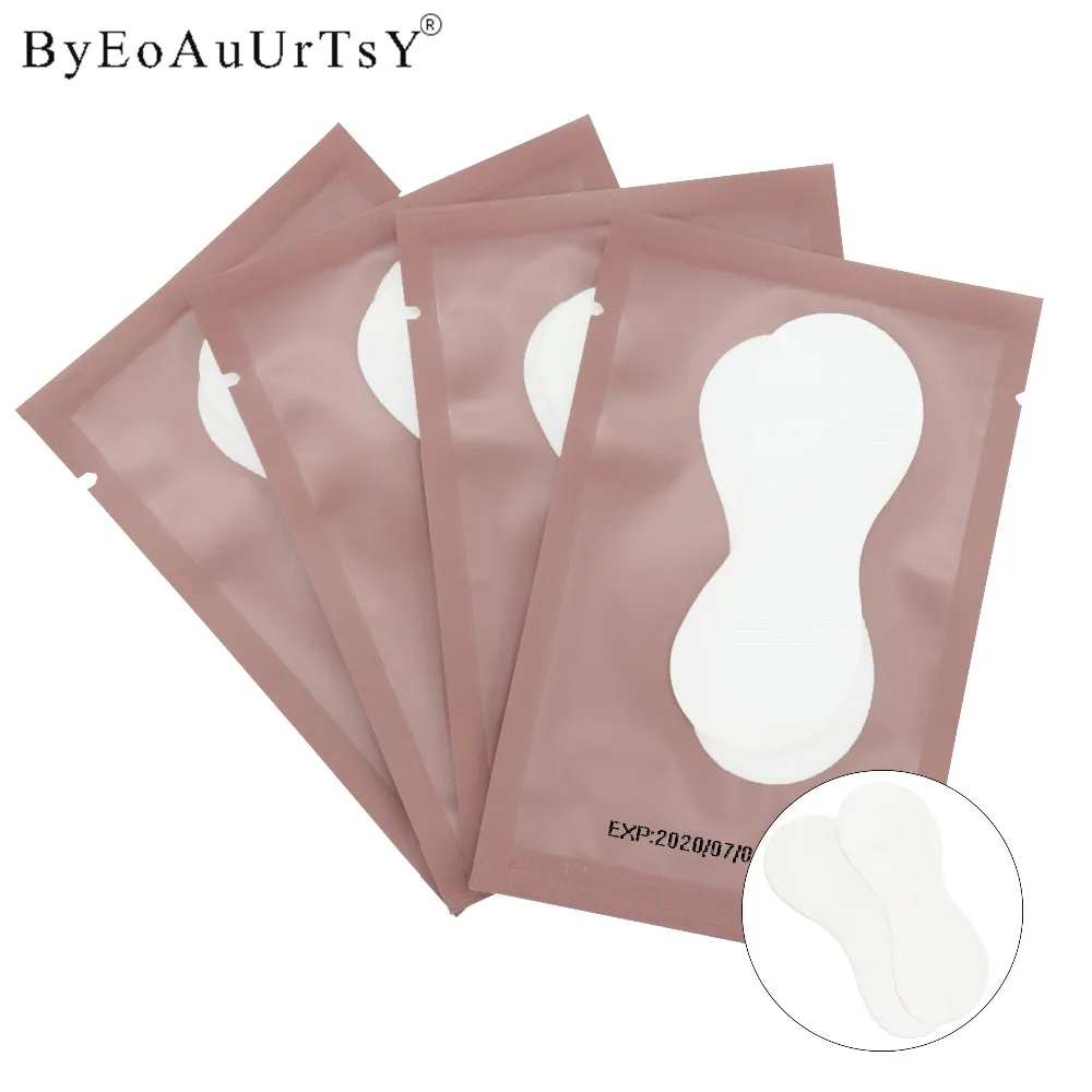 Women's Fashion New Paper Patches Eyelash Under Eye Pads Lash Eyelash Extension Hydrating Eye Tips Sticker Wraps Makeup Tools (1)