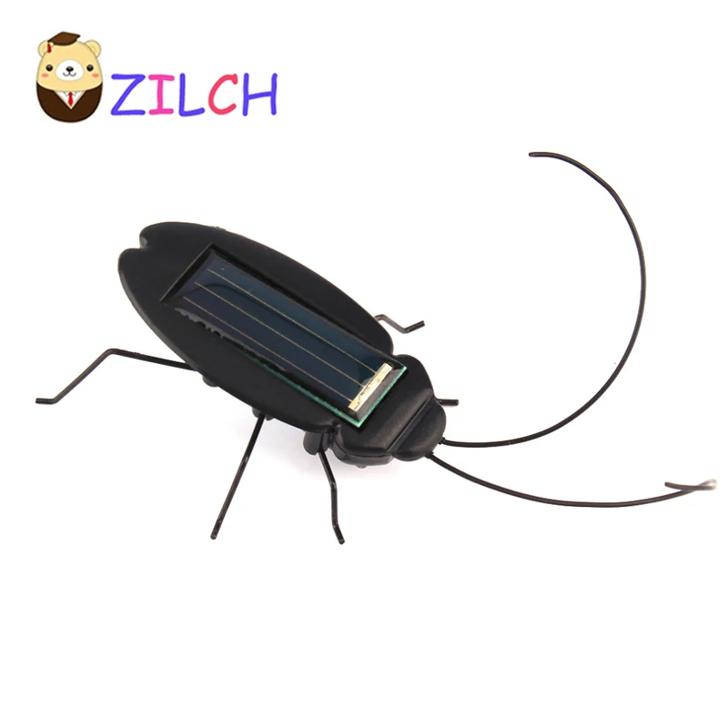 6 Legs Kids Gift Insect Bug Solar Power Energy Cockroach Teaching Fun