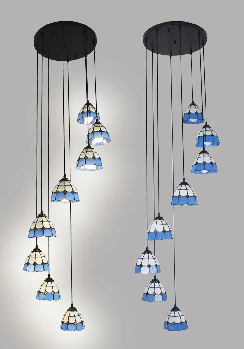 

Stairs lights lights Mediterranean stairs light Pendant Lights rotating simple stairs Pendant lamps DF14