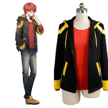

Mystic Messenger Costume 707 EXTREME Saeyoung/Luciel Choi 7 Outfit Shirt Jacket Carnival Cosplay Costume