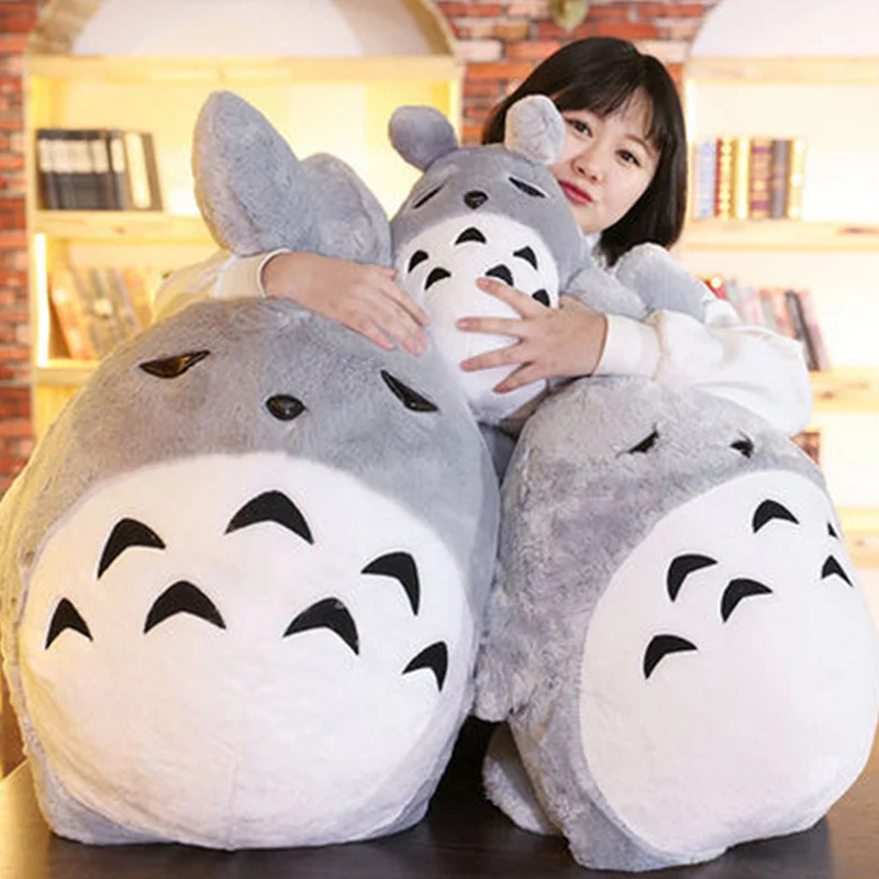 Fancytrader Pop Japan Anime Totoro Plush Toy Giant 110cm font b Cute b font Cartoon Stuffed