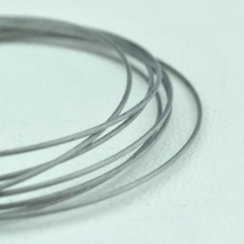 100 шт. серебристый Цвет 1 мм Нержавеющая сталь браслет Провода шнур для DIY Craft Jewelry Длина 9 дюймов 23 см