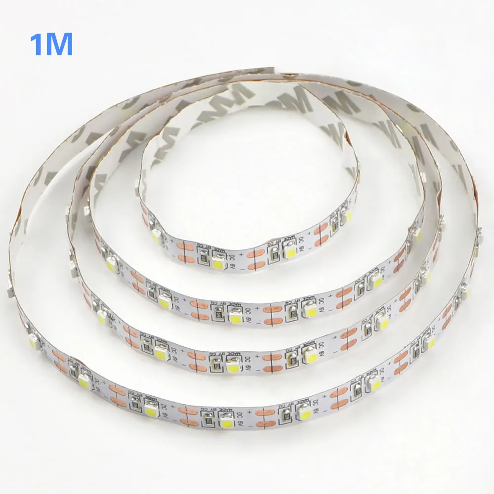 1х DC 5 в источник питания 3528 SMD светодиодный ленточный светильник 50 см 1 м 2 3 4 для ТВ