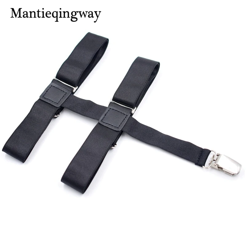 Mantieqingway, женские подвязки для чулок, подвязки, подвязки, регулируемые эластичные подвязки, пояс, подтяжки, черные рубашки, ремень с подтяжками