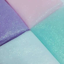 150X100 см DIY блестящая ткань с пайетками Тюль Марля органза сетка для свадебного платья день рождения вечерние украшения дома