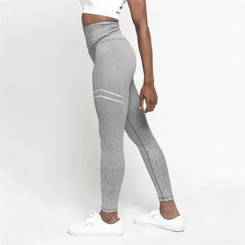 

NORMOV New Fashion Leggings For Women High Waist Push Up Ankle Length Polyester Graffiti Print Legging Female Fitness Leggings