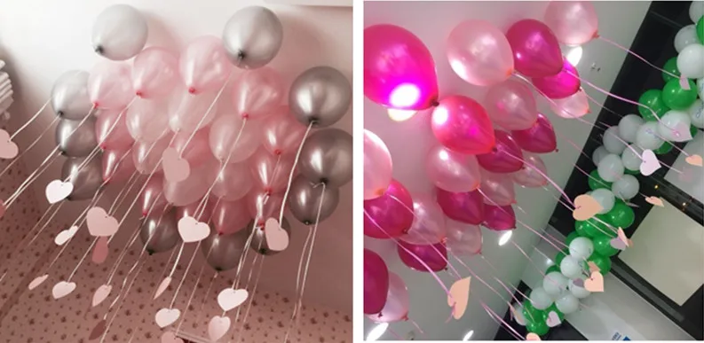 20 шт./лот, 2,2 г, уплотненные металлические шары, свадебные перламутровые шары, шары на день рождения, розовые, синие, черные, золотые, серебряные шары