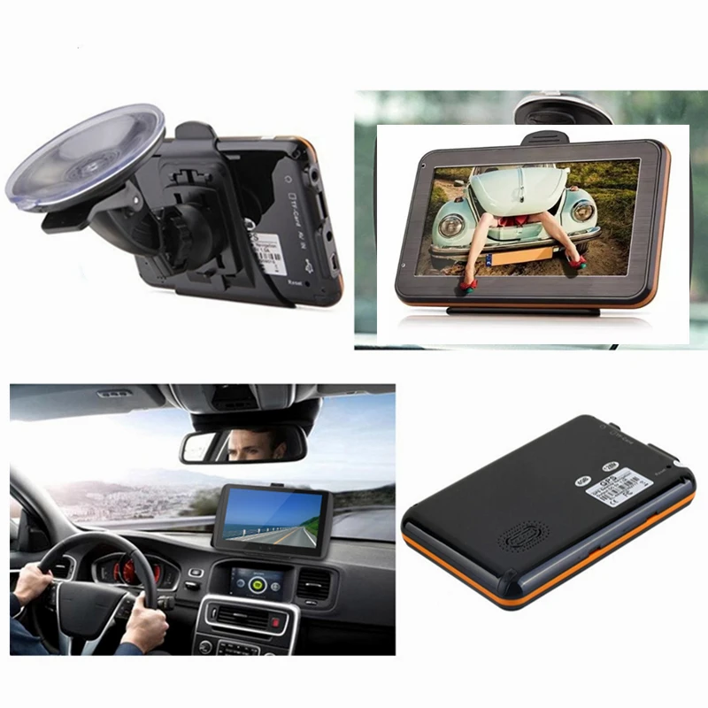 Wetowe 5 дюймов Автомобильный GPS навигатор G5 FM Bluetooth AVIN реверсивная камера Россия США