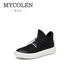 MYCOLEN/Весенняя Новинка; Высококачественная Мужская Повседневная обувь; модная мужская обувь; удобная мягкая мужская обувь черного цвета