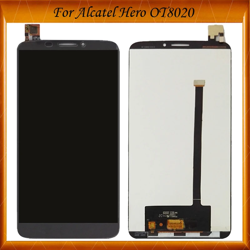 

High Quality For Alcatel One Touch Hero 8020 8020D OT8020 LCD Display With Touch Screen Digitizer Assembly Without frame