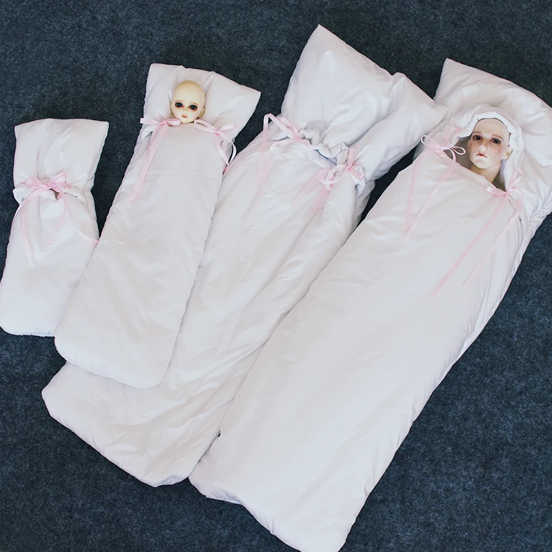 

Free Shipping 1/3 BJD accessories 1/4 1/6 BJD doll sleeping bag cotton pad outgoing package protection package