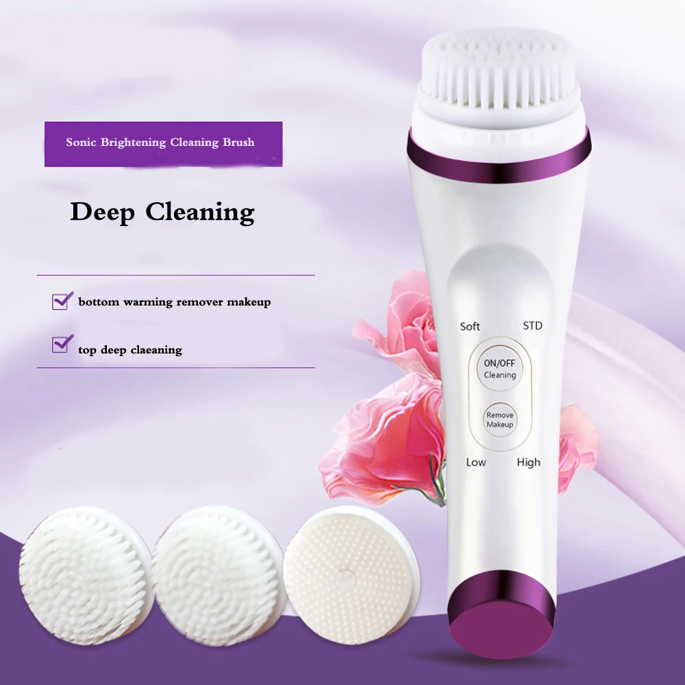 Buy 3 In 1 Electric Face Cleanser Brush Deep Pore