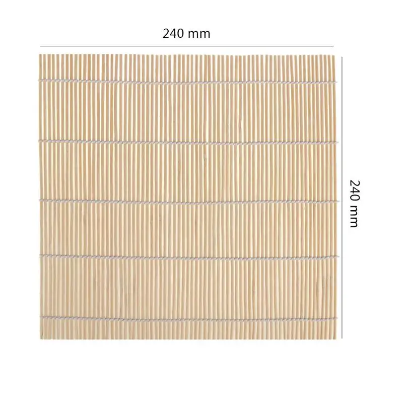 4 шт. 24x24 см Японский Суши рис прокатки ролик бамбуковый прокатки коврик суши DIY производитель коврик кухня еда инструмент для приготовления пищи гаджет cozinha - Цвет: 4pcs
