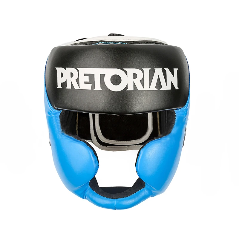 

PRETORIAN 1pc Training Head Guards Boxing Helmet Men Women PU Leather Sports Protection Kick Boxing Headgear for mma Muay Thai F