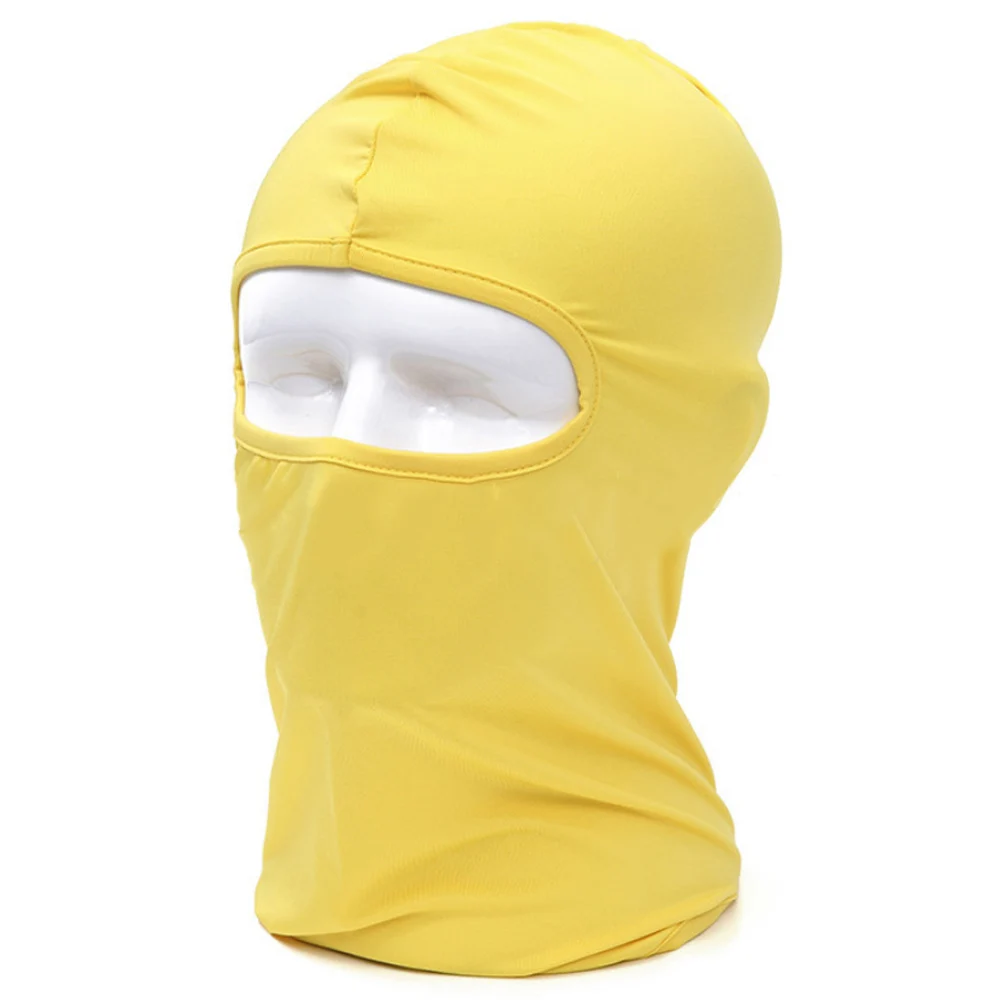 10 шт. альпинистские уличные спортивные маски для велосипеда ветрозащитная хлопковая маска для лица защита шеи головные уборы ниндзя - Цвет: Yellow