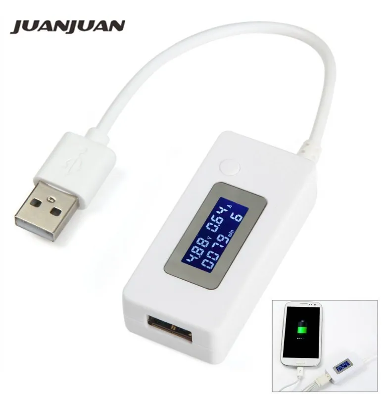 LCD Screen Mini Creative Phone USB Tester Portable Doctor Voltage