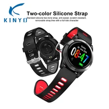 Новые smart band двухцветный силиконовые металлический ремешок управления музыкой IP67 водонепроницаемый несколько цветовых комбинаций прогноз погоды