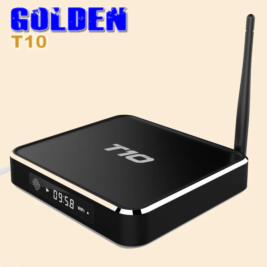 Комплект из 3 предметов, новые T10 S805 quad core Android 5,0 tv box 1 ГБ/8 ГБ 2,4 г Wi-Fi HD 1,4 16,0 T10 android tv box бесплатно по DHL