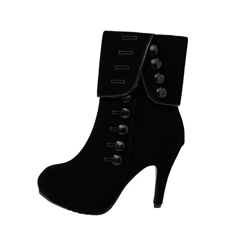 2018 Martin 10 Cremallera Invierno Mujer Zapatos Moda 42 Tacón Casual Otoño Alto Gran 616 Tobillo Red De Tamaño 35 Mujeres Botas Plataforma Black Cm Las 616 qw8xvTFtq