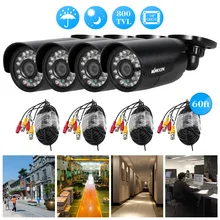 4 шт 800TVL CCTV наружная камера безопасности набор IR CUT Bullet видеонаблюдение 3,6 мм уличная камера видеонаблюдения комплект