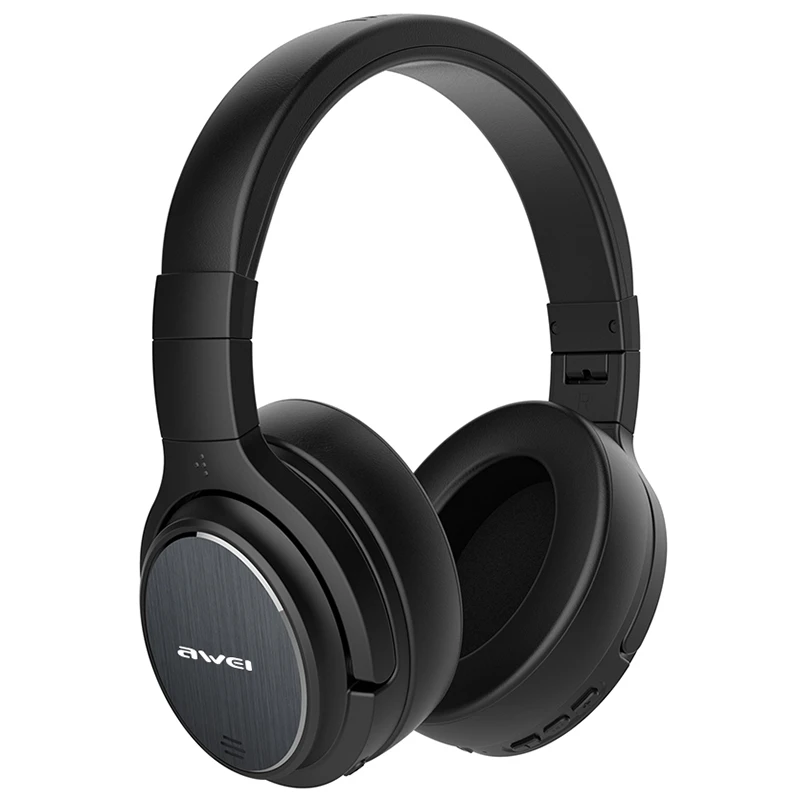 

Earphone ANC Noise Reduction Bluetooth Headset Wireless Headband Headphone with Mic for Sport Game HiFi Soft Memory Protein