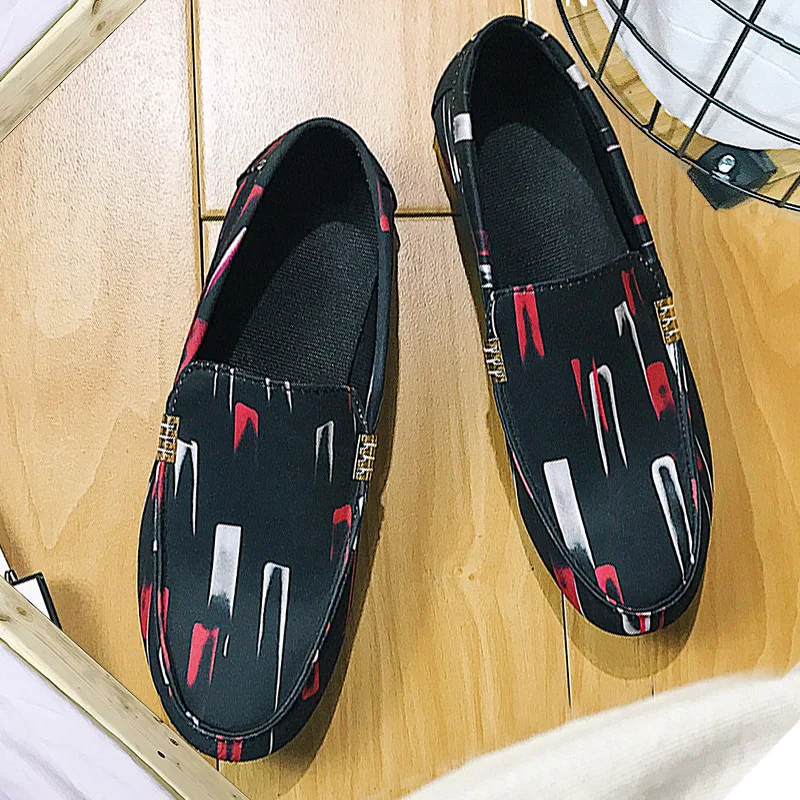 

PADEGAO Summer Leisure Comfy Soft Casual Loafers Shoes for Men Mixed Colors Classics Flat Slip On Shoes Fashion Driving Shoes