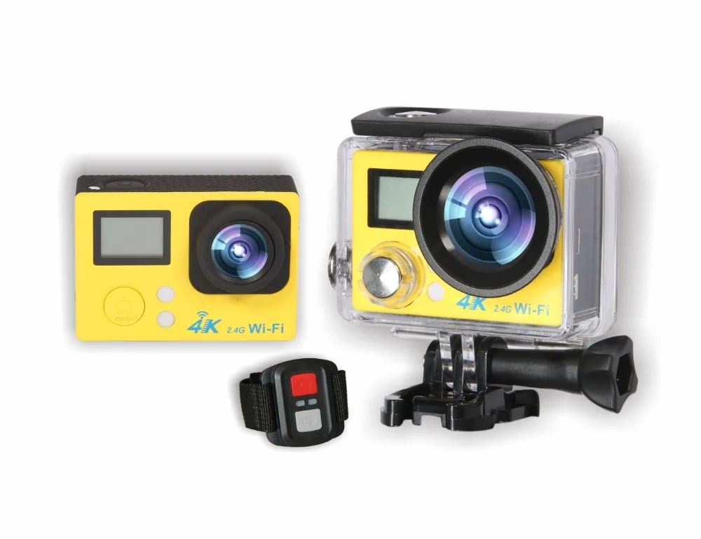 2018 новая Ультра HD 4K wifi (OEM EKEN H9R) Экшн-камера 4k/30fps двойной экран 2 0 LCD go