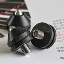 8 шт./лот M10 M8 винт из черного дерева спикер шип изоляционный шип подставка для ног Деревянный усилитель спикер конус гвоздь
