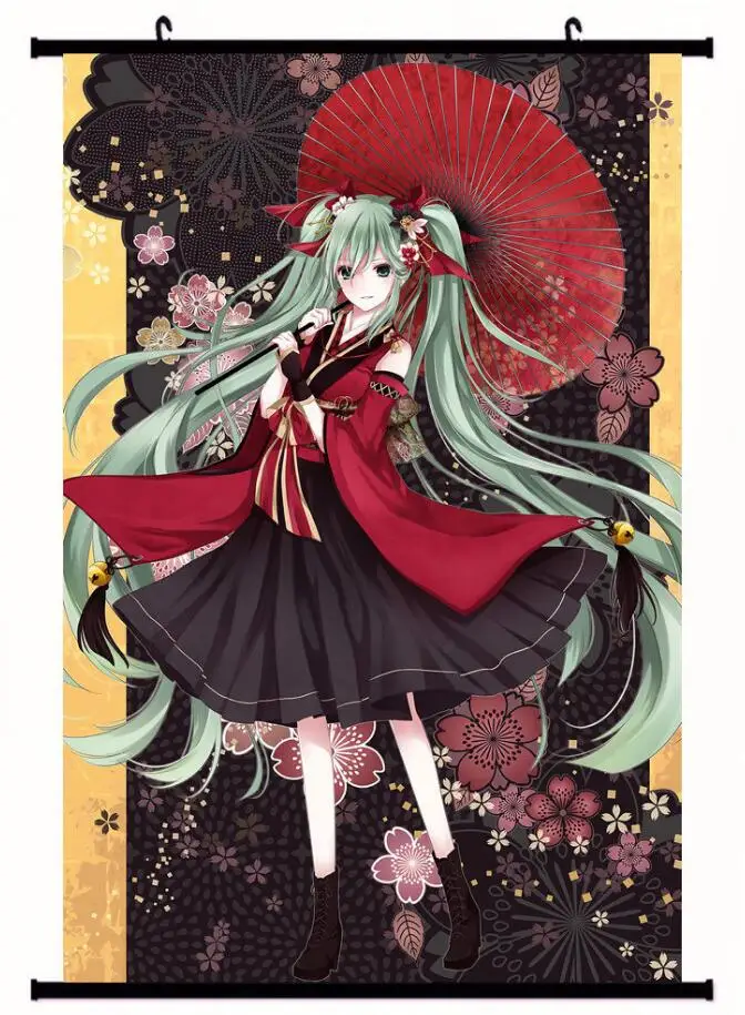 Anime VOCALOID Hatsune Miku Home Decor Poster Wall Scroll 60*90CM CY021