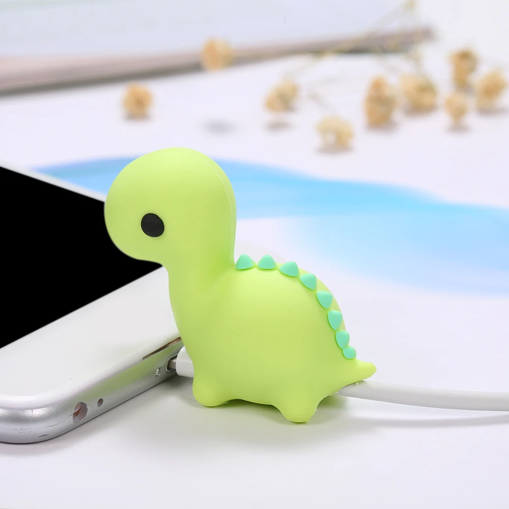 Симпатичные животные укуса кабель протектор для iPhone кабельный шомперы моталки Организатор собака, коала панда Кукольный Аксессуар модель