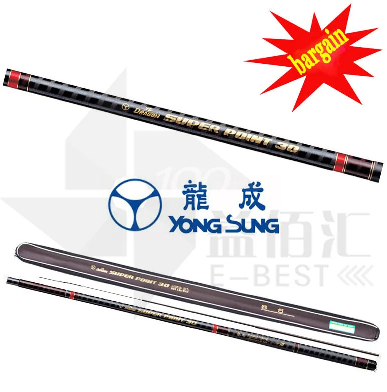 

Carbon Stream Fishing Rods YONG SUNG YONGSUNG SUPER POINT HI-POWER Hand Pole Fish Rod Fishing Tackle Fishing Poles FREE SHIPPING