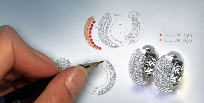 KUGG Jewelry Customize CAD Design for 18K Gold 925 Silver Earrings Rings Pendants Necklaces Bracelets Customization 3 KUGG Jewelry Customize CAD Design for 18K Gold 925 Silver Earrings Rings Pendants Necklaces Bracelets Customization