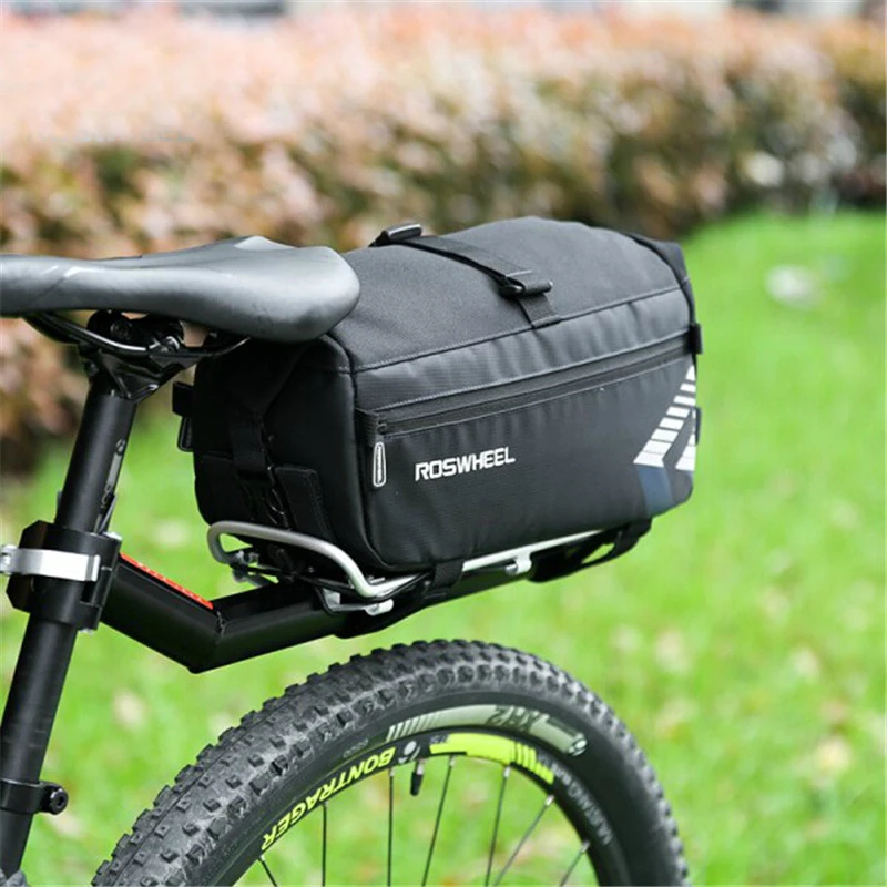 ROSWHEEL Waterdicht Fietsen Bag 6L Bike Bagagedrager Tas Fiets Plank  Utility Pocket Schoudertas Pack Riding Levert 2 Kleuren|roswheel  waterproof|bike rear rack bagrear rack bag - AliExpress