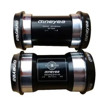 

GINEYEA PF30 BB30 Press-Fit bottom bracket / 7075AL CNC axis / bike bicycle axis GXP 24mm/22mm
