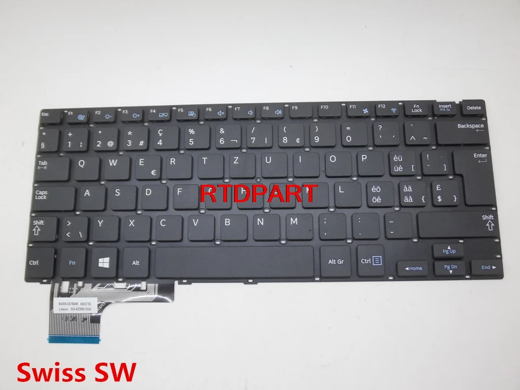 Клавиатура для ноутбука Samsung NP915S3G NP905S3G NP906S3G английский американский итальянский